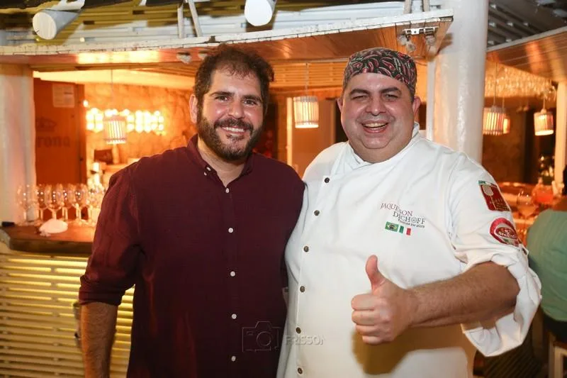 Eduardo Castelão e Chef Jaqueson Dichoff