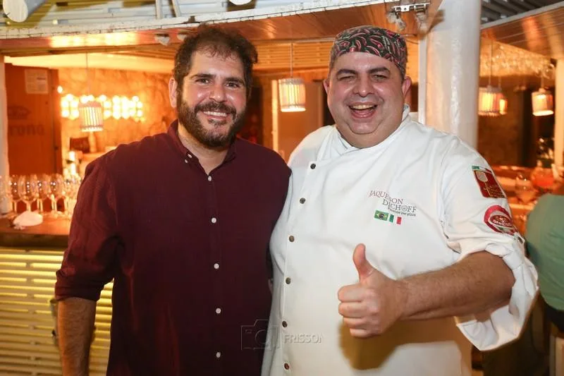 Eduardo Castelão e Chef Jaqueson Dichoff