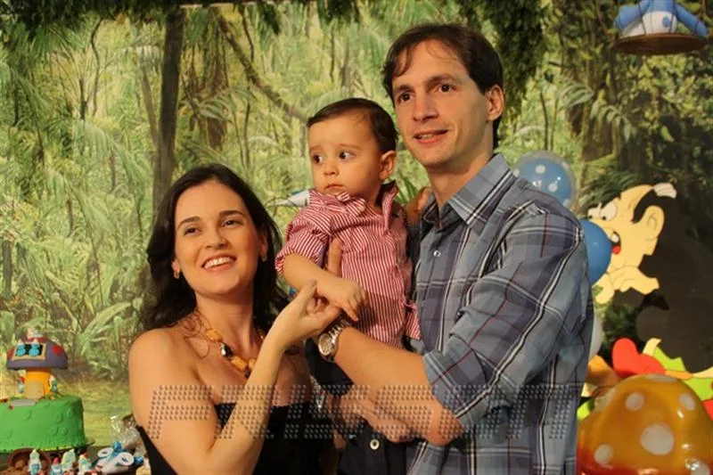 Alessandra, Arthur e Renato Barroso
