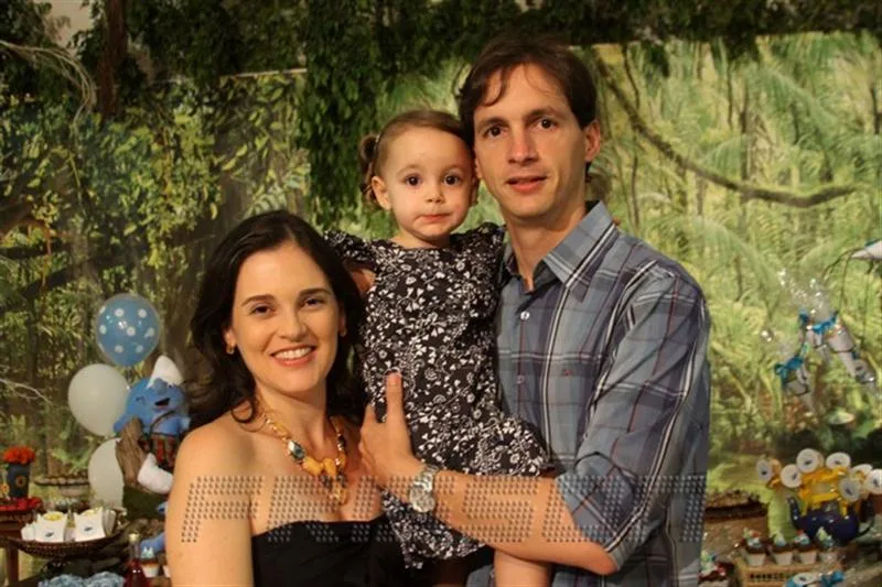 Alessandra, Maria Sofia e Renato Barroso