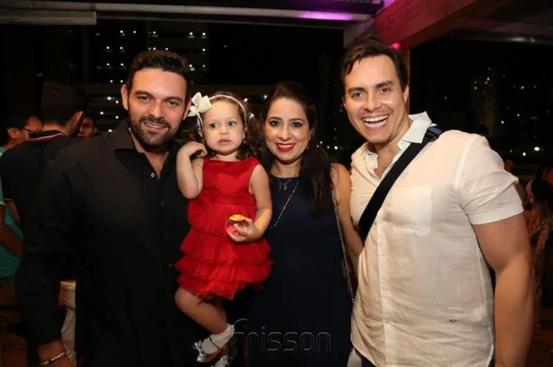 Clovis, Laura e Anelise Holanda e Francisco Campelo