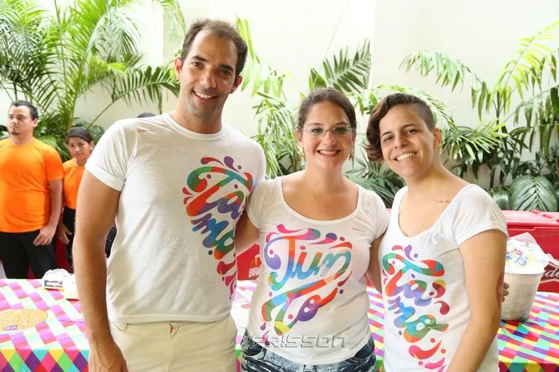 Felipe Vecchio, Camila Matias e Lívia Fontenele