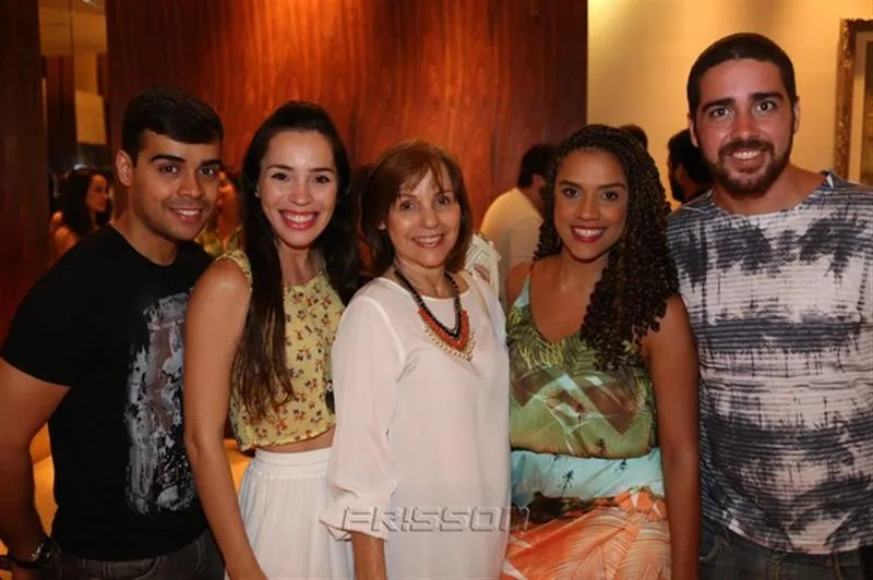 Bruno Silveira, Raquel Santana, Fátima Matos, Flor Araújo e Euder Martins