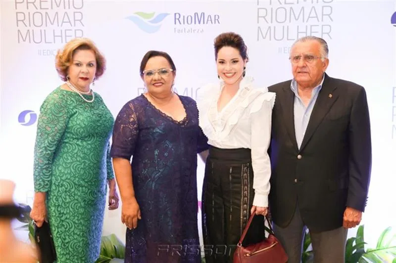 Auxiliadora Paes Mendonça, Almerinda Maria, Vivian Queiroz e João Carlos Paes Mendonça