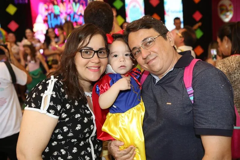 Carla, Bianca e Fernando Espindola