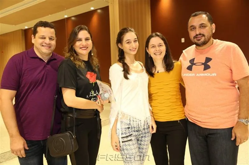 Augusto e Luciana Borges, Lia, Lolia Rodrigues e Erli Junior
