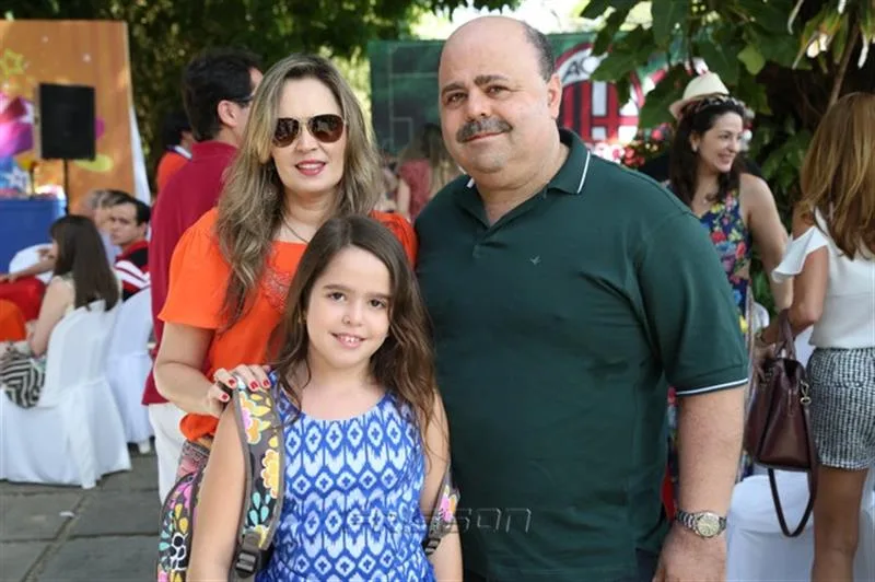 Adriana, Ricardo e Lais Cabral