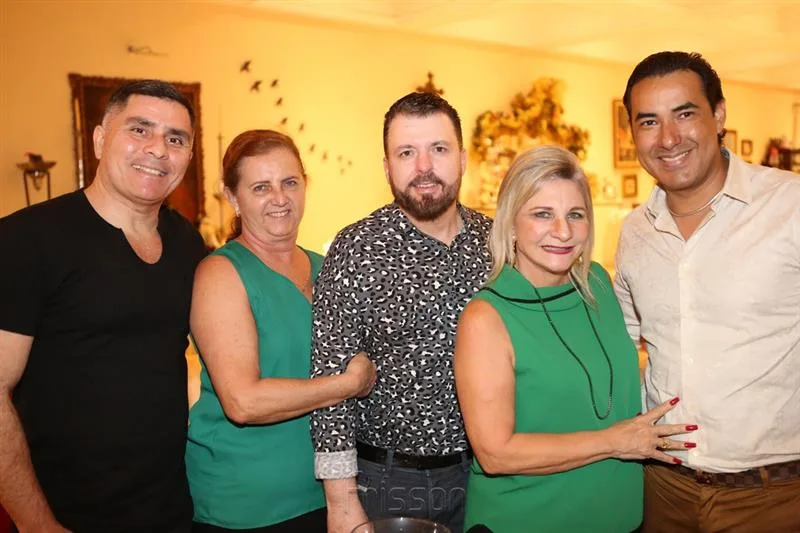 Luciano Vidal, Valeria Carvalho, Cesar Martins, Rosângela Souza e Nonato Barreto