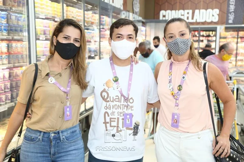 Danile Belo, Matheus Nunes e Luana Aguiar