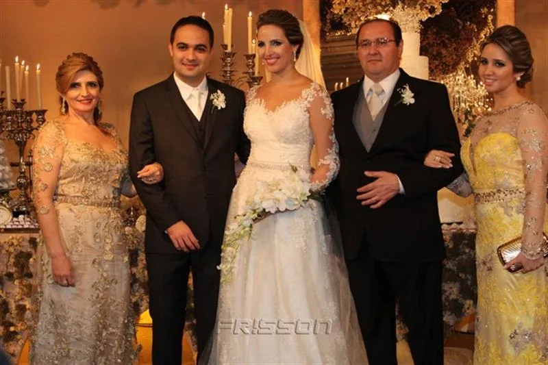 Ana Cláudia Queiroz, Felipe Gurgel, Mariana Queiroz, Francisco Leite e Lívia Queiroz