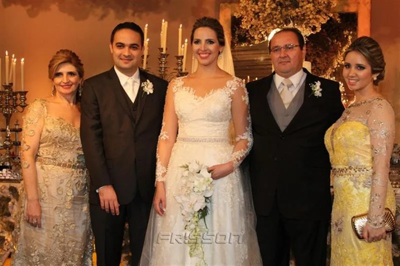 Ana Cláudia Queiroz, Felipe Gurgel, Mariana Queiroz, Francisco Leite e Lívia Queiroz