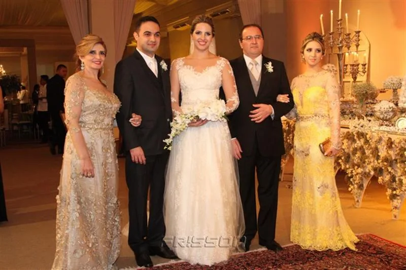 Ana Cláudia Queiroz, Felipe Gurgel, Mariana Queiroz, Francisco Leite e Lívia Queiroz