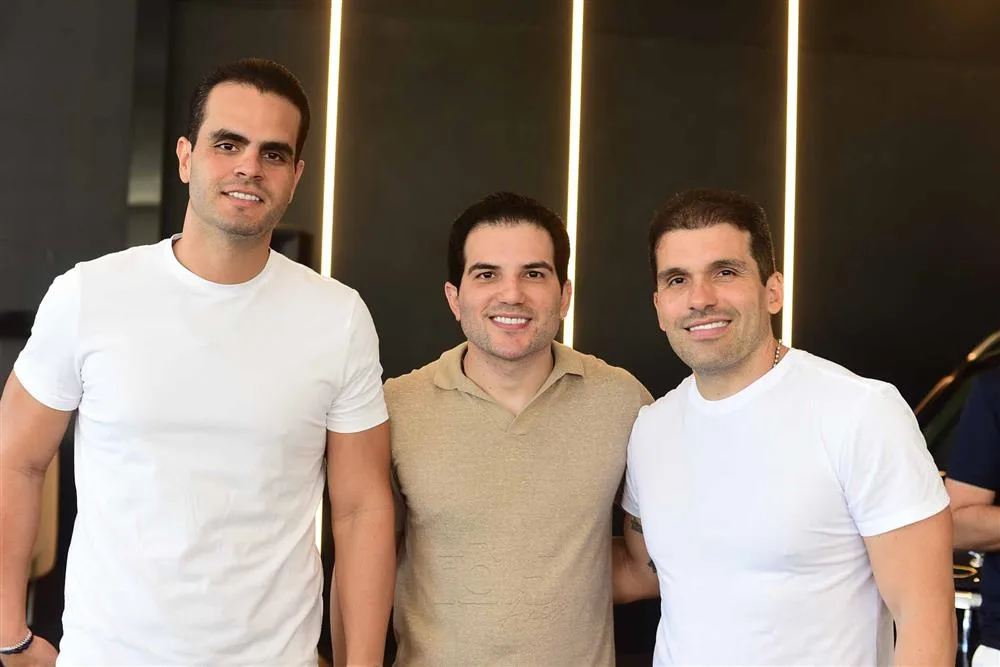 Adriano Miler, Felipe Moreira e Eder Tavares