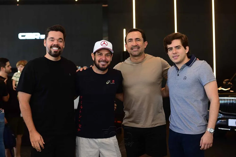 Ciro Gomes, Adriano Rabelo, Renan Azevedo e Flavio Neto