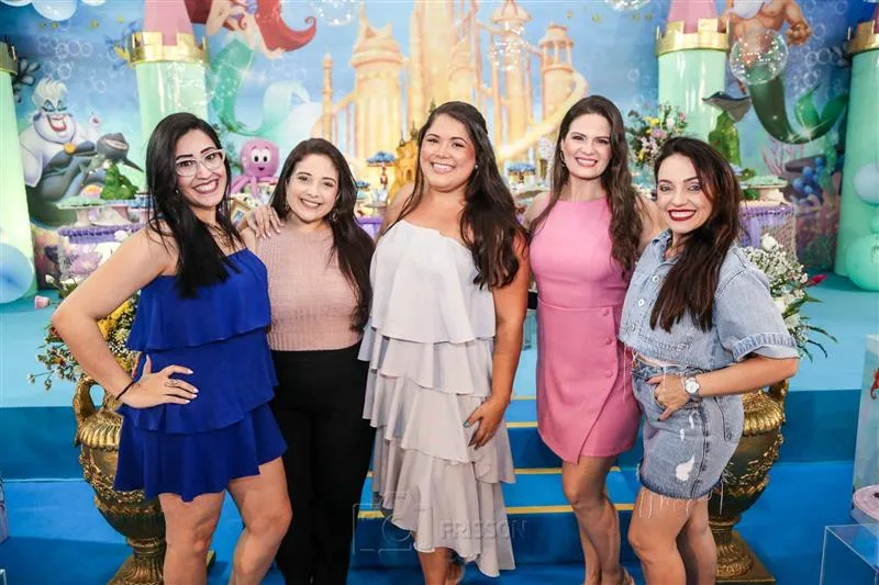 Ananda Alcântara, Mayara Siqueira, Janayna Santos, Germana Oliveira e Samia Moura