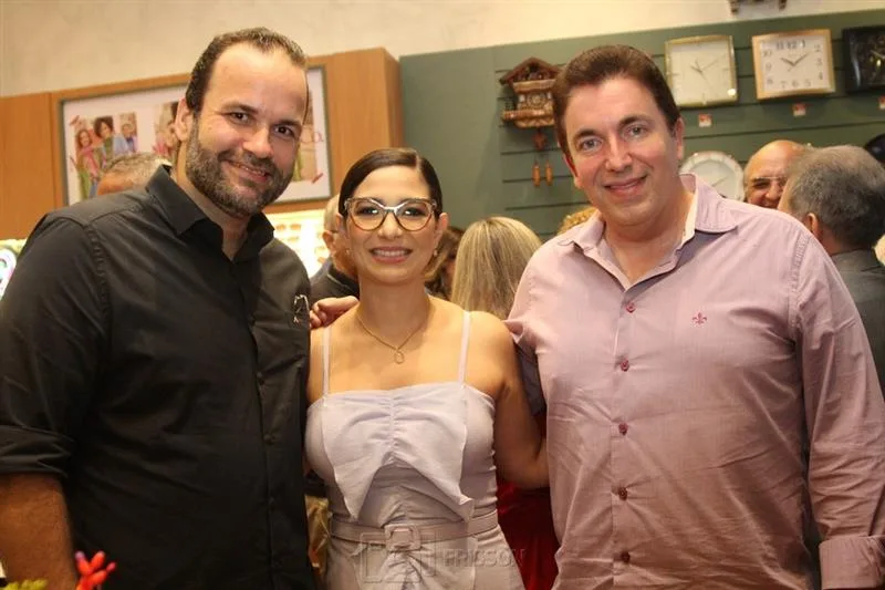 Carlos Ernesto Holanda, Jamila Araújo e Rodrigo Pereira