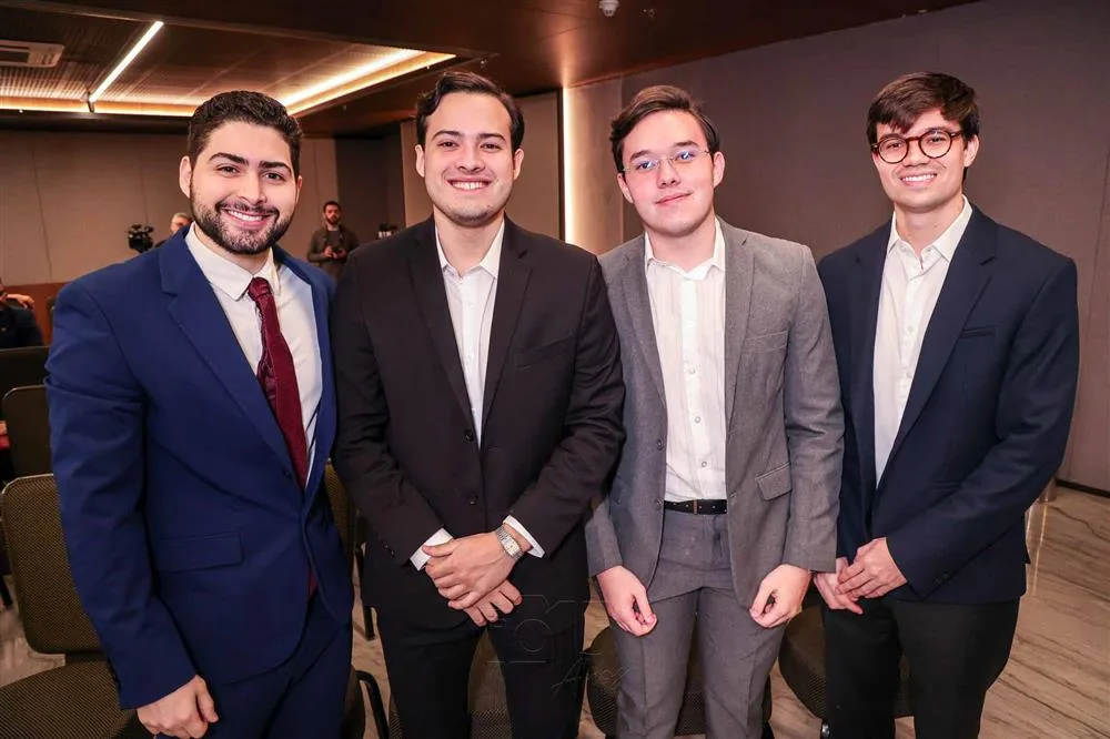 Davi Arnaud, Luis Gustavo Veras, Pedro Costa e Luis Paulino