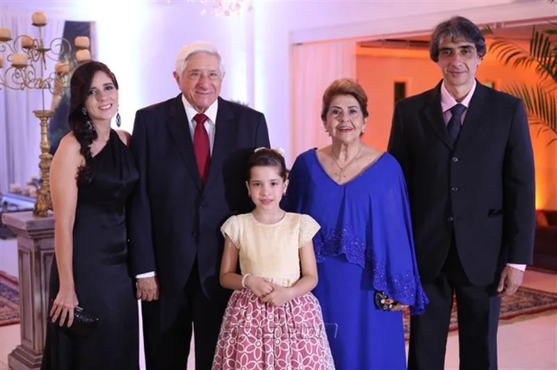 Alessandra Andrade, Ernesto, Sofia, Marluce e George Freitas