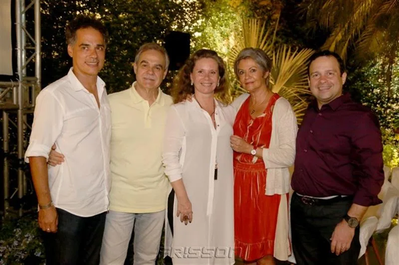 Francklin Pedroso, Max, Bia, Maria Carmen Perlingeiro e Igor Barroso