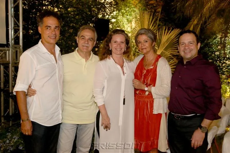 Francklin Pedroso, Max, Bia, Maria Carmen Perlingeiro e Igor Barroso