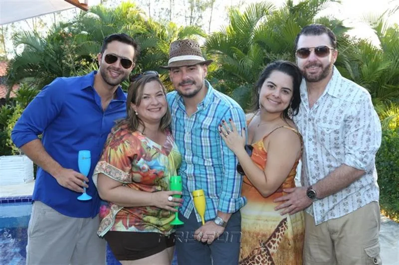 Daniel Eleutério, Briane de Castro, Miguel Filho, Renata Fonteles e César Martins