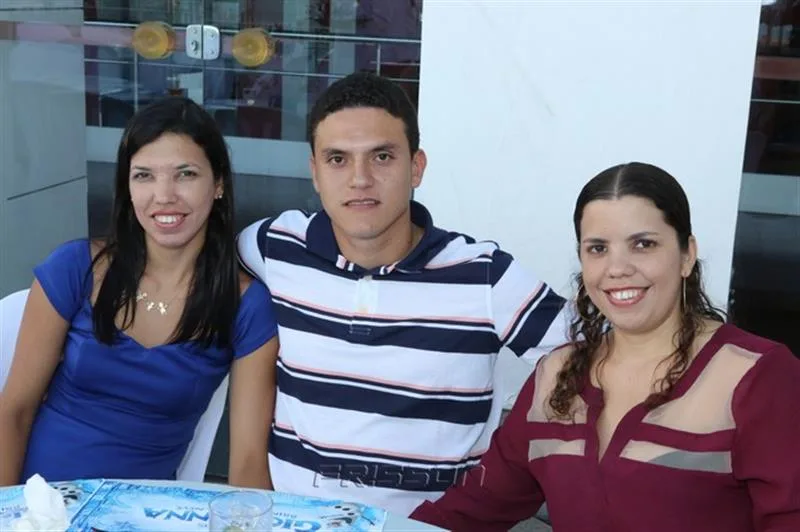 Aritana Rebouças, Alexandre Leandro e Sanja Rebouças