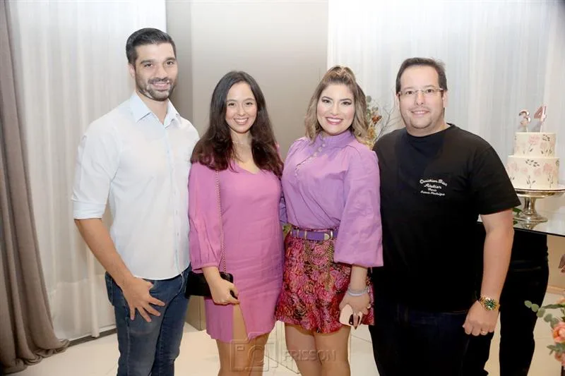 Alexandre Diniz, Karem Ribeiro, Tanara e Gabriel Joca