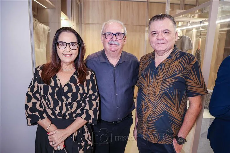 Claudia Castelo Branco, Milton Guerra e Omar Albuquerque