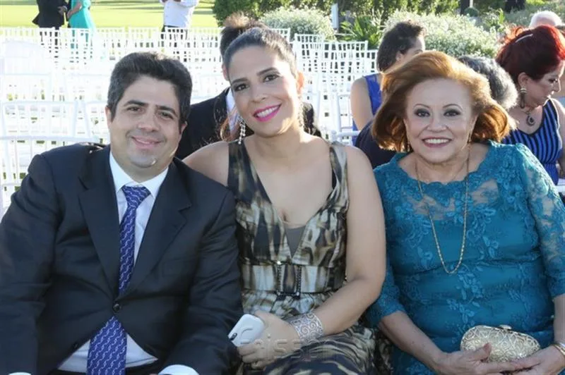 Alexandre, Letícia Leitão e Fátima Braga