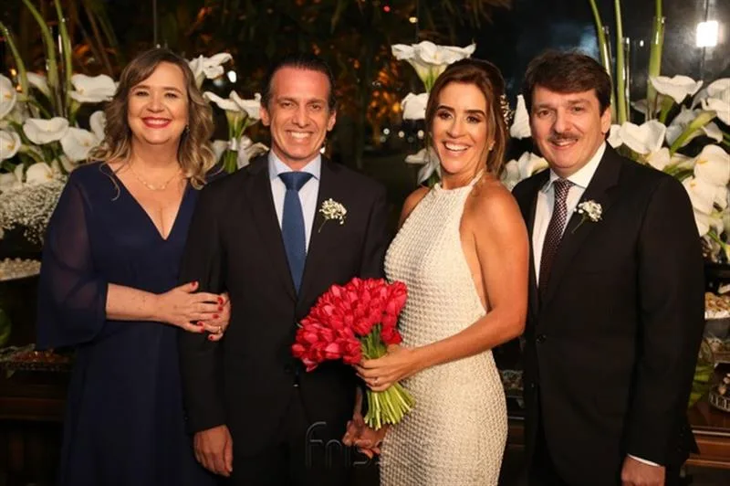 Aline Feitosa, Cynthia, Luciano Petri e Raimundo Feitosa