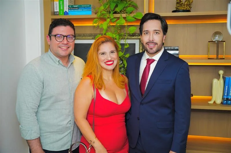 Denise Assis, Denis Phillipe e Caio Mendes