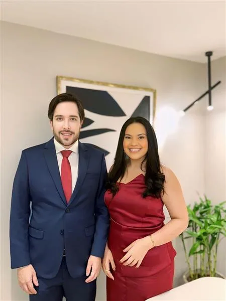 Caio Mendes e Luana Moura