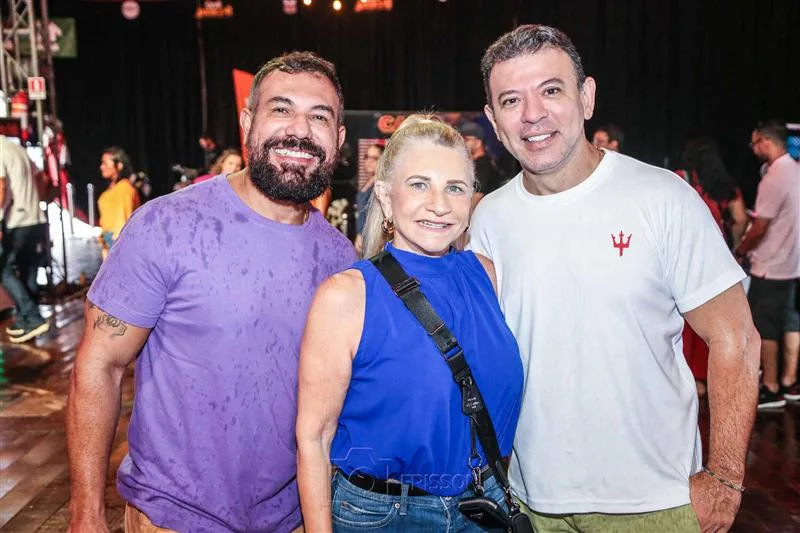 Adan Vieira, Rosangela Dias e Alan Carvalho