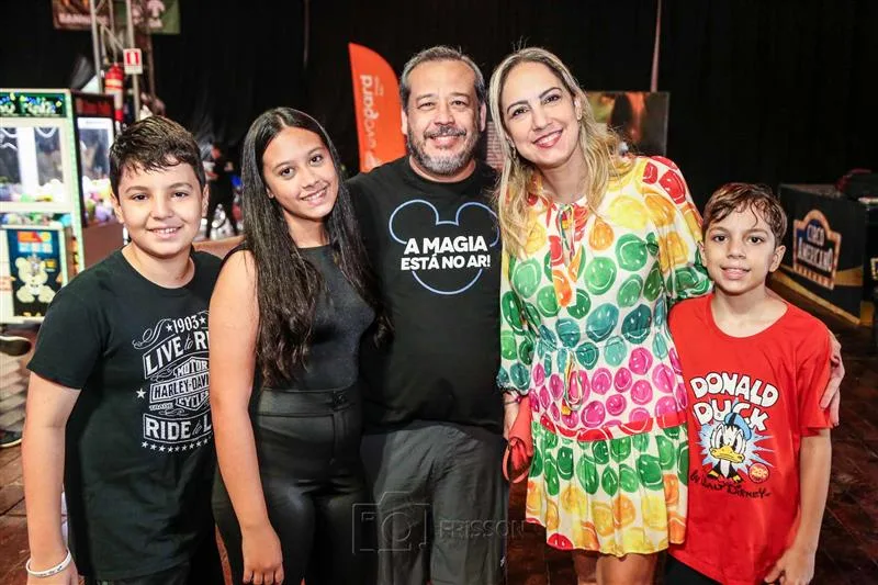 Andre Marques, Maria Cristina, Paulo Dantas, Andreza e Alex Marques