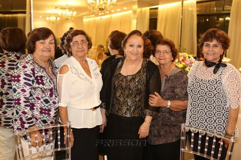 Celesina Lima, Fátima Pinheiro, Fátima Holanda, Alice Costa e Leda Saraiva