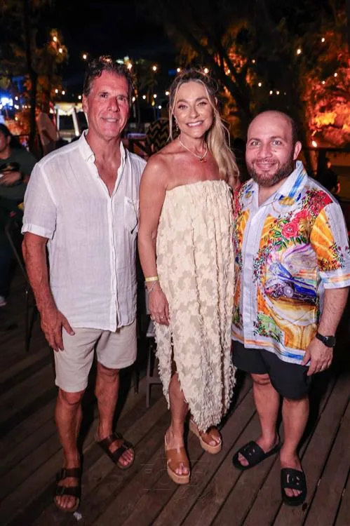 Arthur, Celia Magalhães e Carlos Aristides
