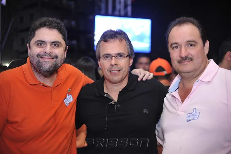André Esquinase, Gerson Cecchini e Carlos Alberto