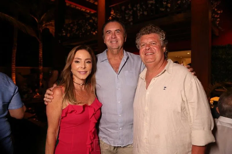 Ana Paula, João Cateb Melo e Evandro Colares