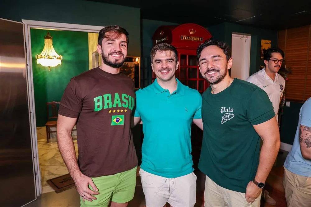 Alison Alves, Adan Vidal e Lucas Abreu