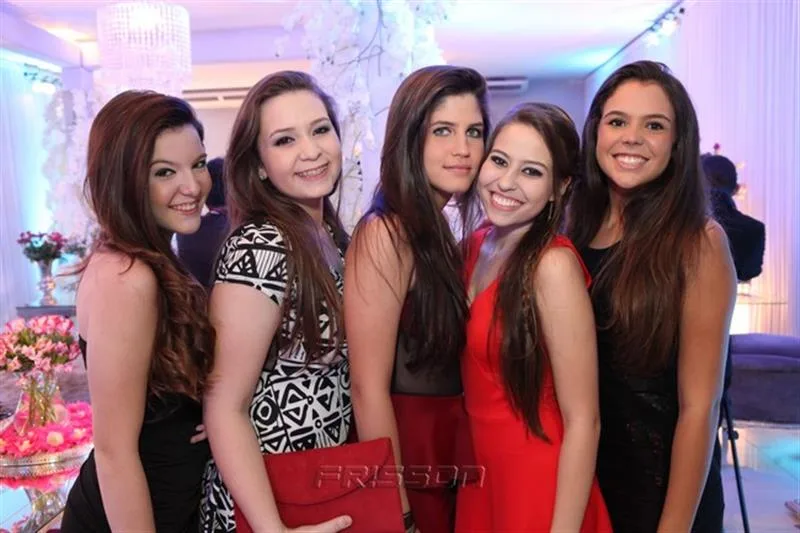 Anik Marangoni, Eduarda Assis, Camila Fonseca, Marcia Trevia e Mirela Fontinelle