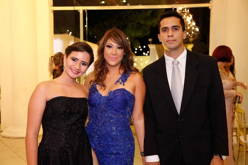 Ana Luiza Aciolly, Lorena Brito e Thiago Aciolly