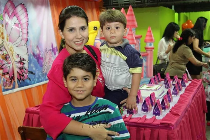 Ana Angelica, Gabriel e Davi Feitosa