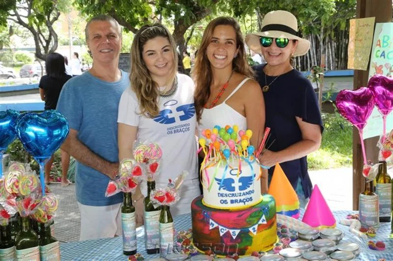 Claudio, Maria Claudia, Alice e Giana Studart