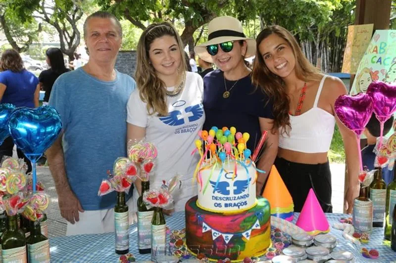 Claudio, Maria Claudia, Alice e Giana Studart