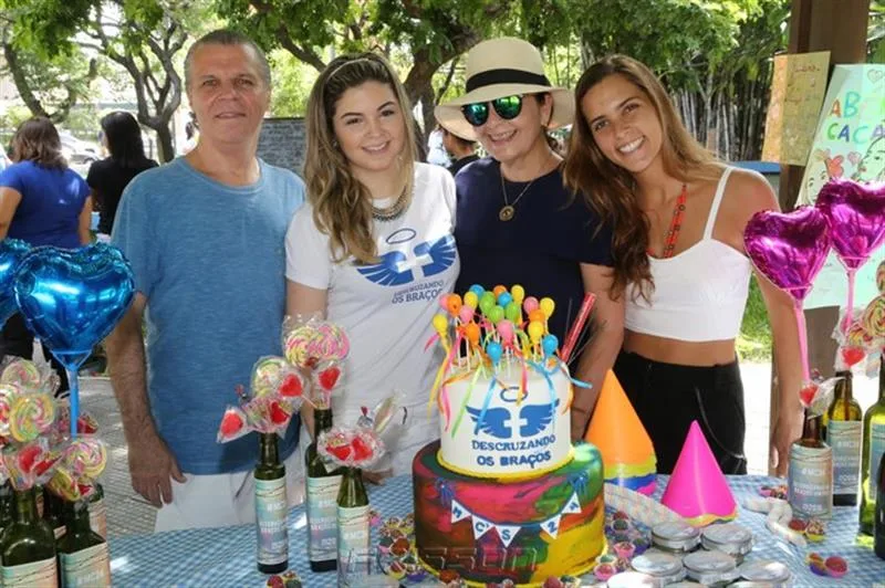 Claudio, Maria Claudia, Alice e Giana Studart