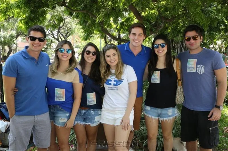 Cristiano Prado, Marina Figueiredo, Nayana Santos, Maria Claudia Studart, Igor Dias, Rayssa Jereissati e Israel Farias
