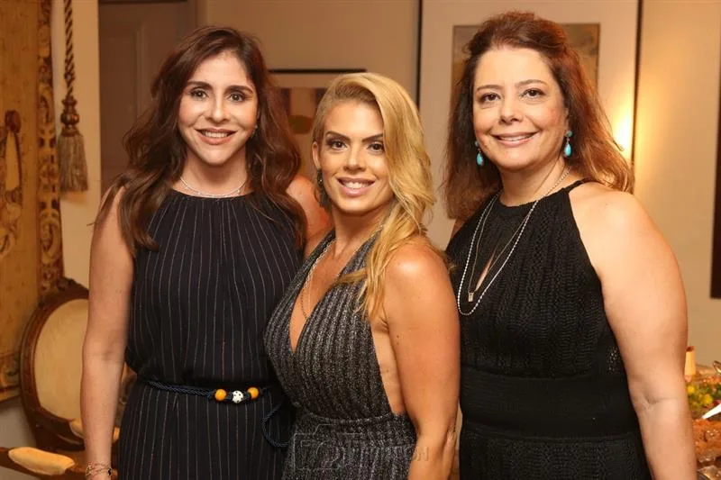 Cristiane Faria, Letícia Studart e Cláudia Gradvohl