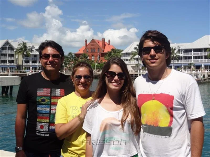 Márcio Plastina, Teresa, Beatriz e Tarcísio Porto