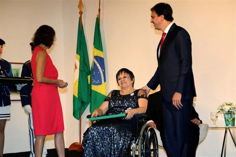Izolda Cela, Maria da Penha, Camilo Santana