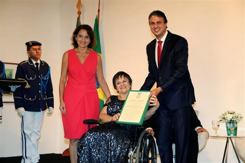 Izolda Cela, Maria da Penha, Camilo Santana